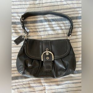 Y2K Coach Black shoulder bag (leather/ vintage)